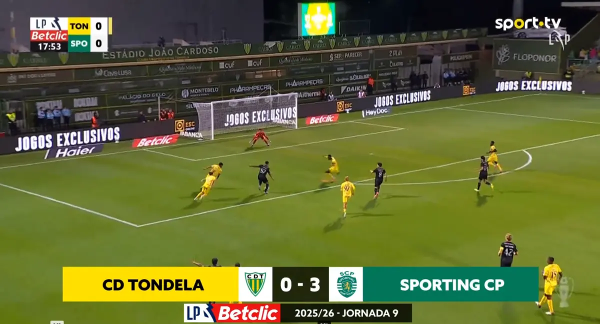 Imagem de contexto do artigo Suárez, Pedro Gonçalves e Quenda construíram a vitória do Sporting. Eis o resumo