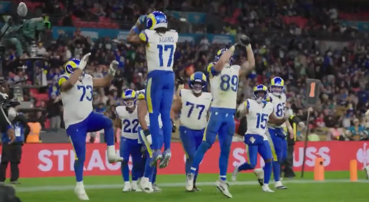 Imagem de contexto do artigo Festejo de Ronaldo até faz furor na NFL... em pleno Wembley