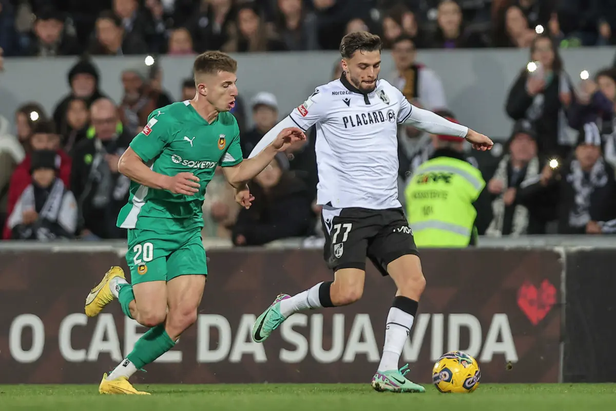Nuno Santos marcou um grande golo na última jornada, diante do Rio Ave. Tem contrato até 2027 (Créditos: Miguel Pereira/Global Imagens)