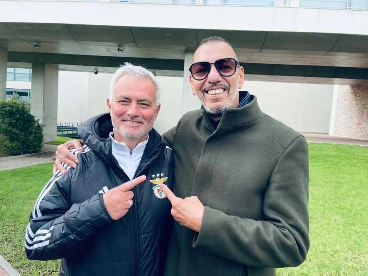 José Mourinho e Carlos Mozer