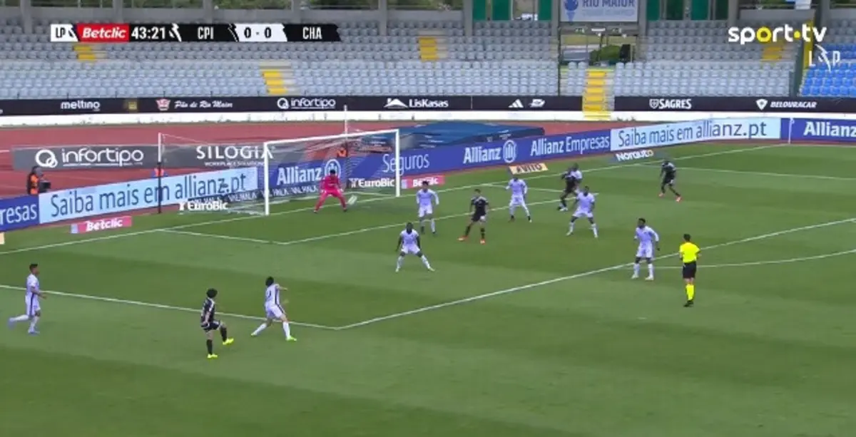 Golo do Casa Pia (créditos: Vsports)