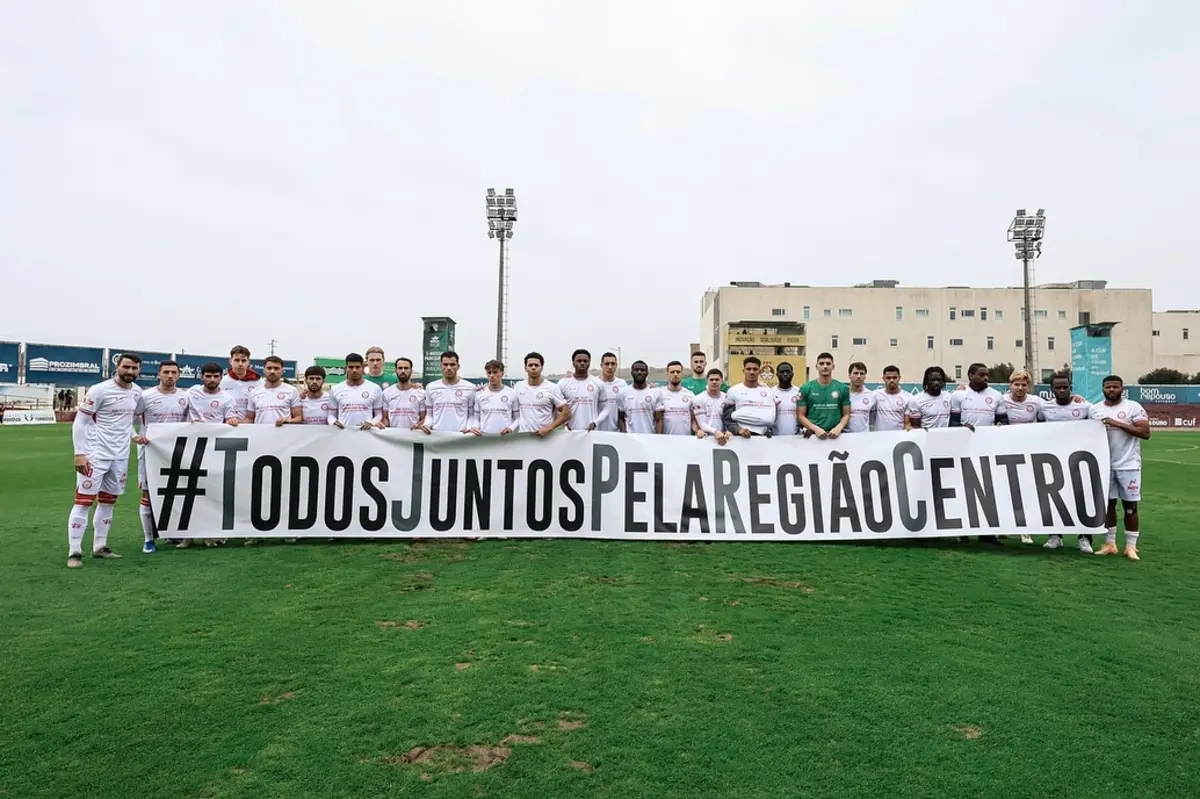 Imagem de contexto do artigo União de Leiria entra em campo com nomes de localidades afetadas pelo mau tempo