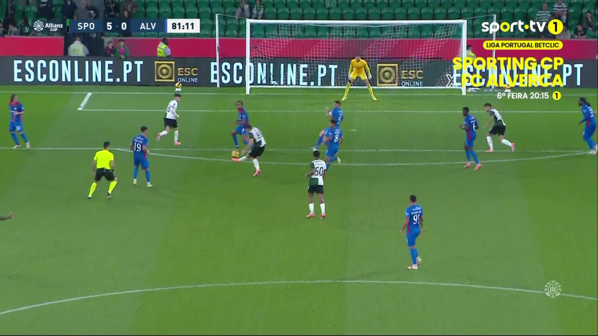 Imagem de contexto do artigo Sporting-Alverca: Ioannidis faz o quinto com este golaço. Ora veja