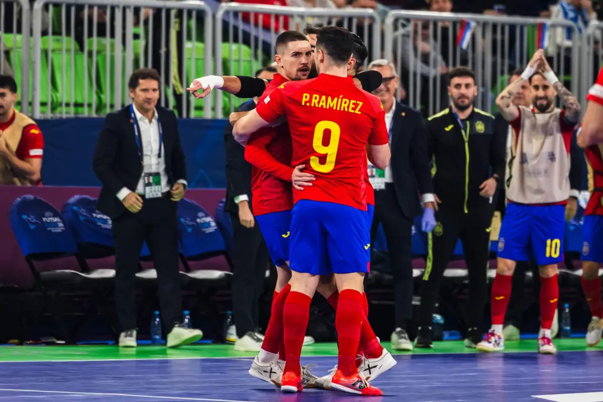 Imagem de contexto do artigo Europeu de futsal: Espanha e Bélgica entram com goleadas
