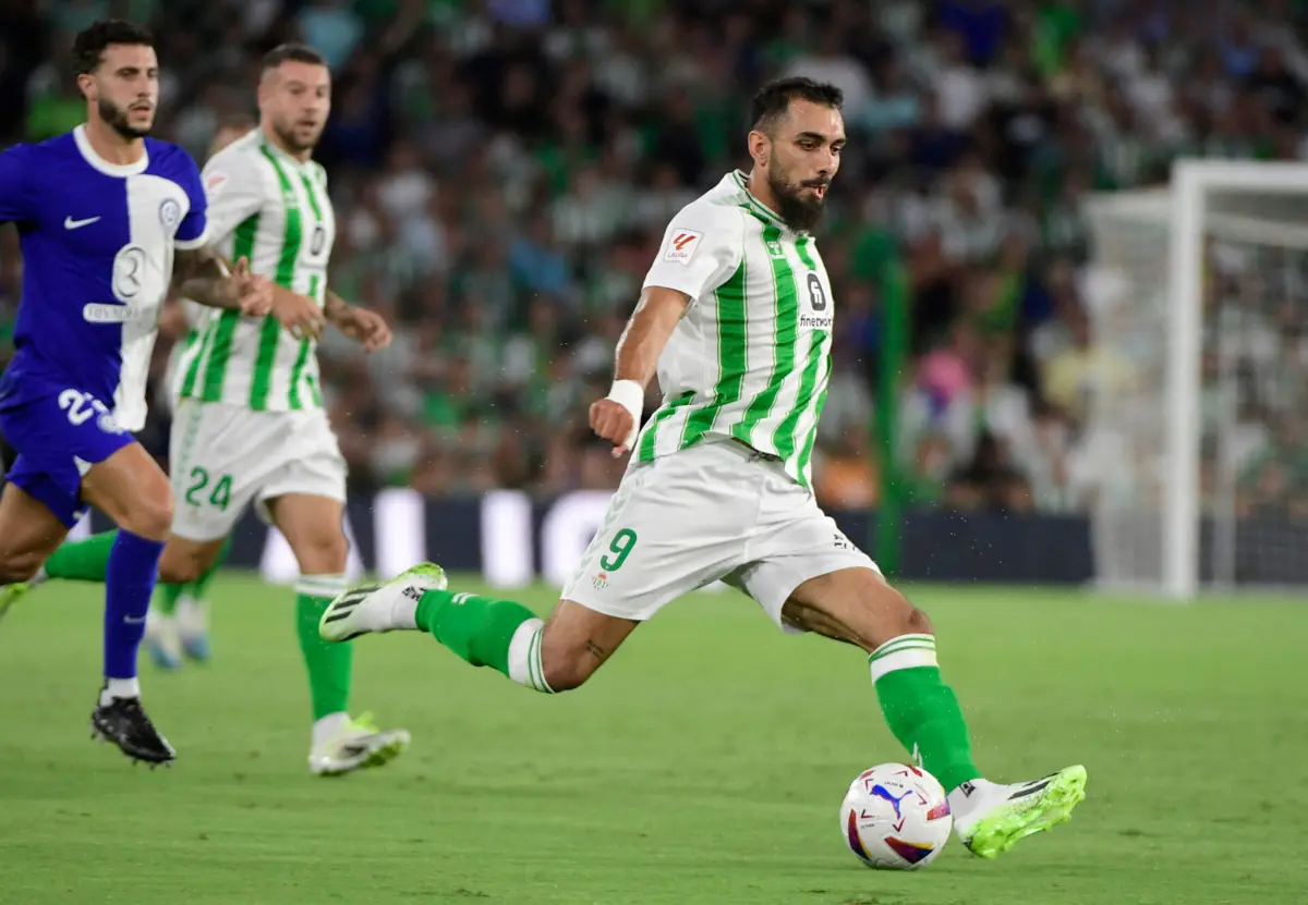 Borja Iglesias (Créditos: CRISTINA QUICLER/AFP)