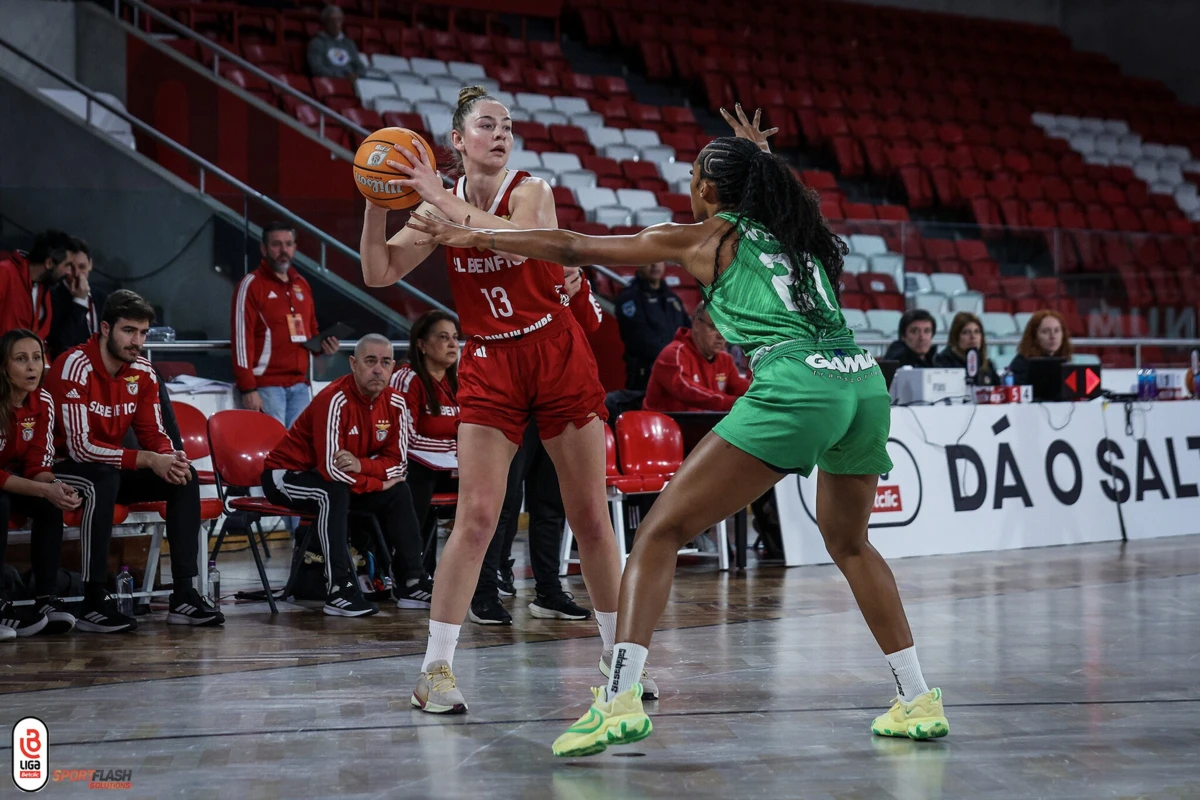 Imagem de contexto do artigo Liga Betclic Feminina: o resumo do Benfica-GDESSA Barreiro