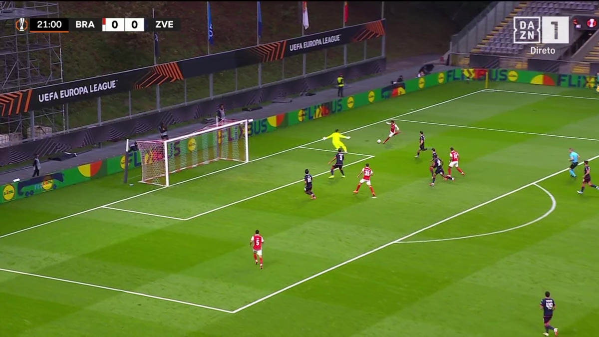 Imagem de contexto do artigo Braga-Estrela Vermelha: Fran Navarro abre o marcador. Ora veja