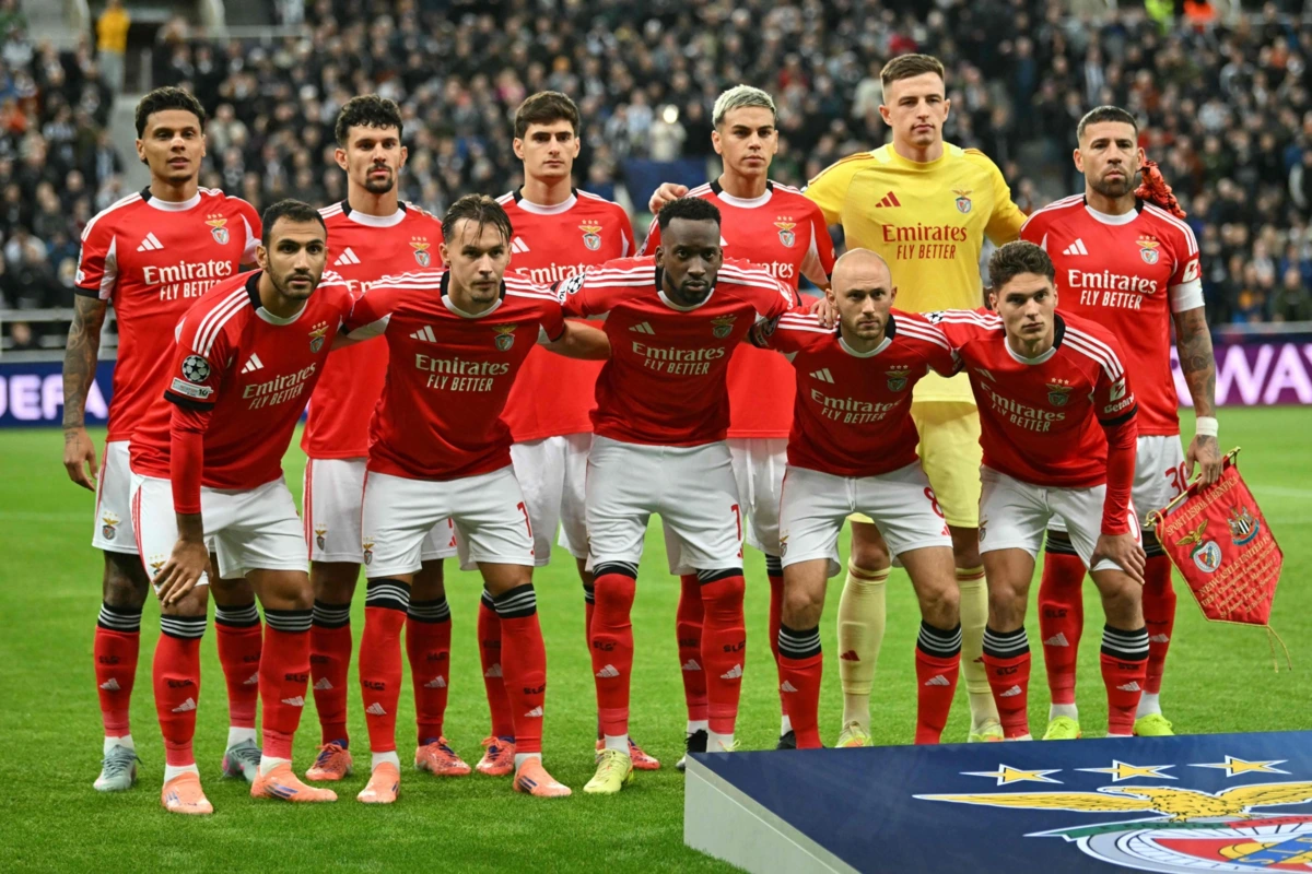 O onze titular do Benfica em Newcastle