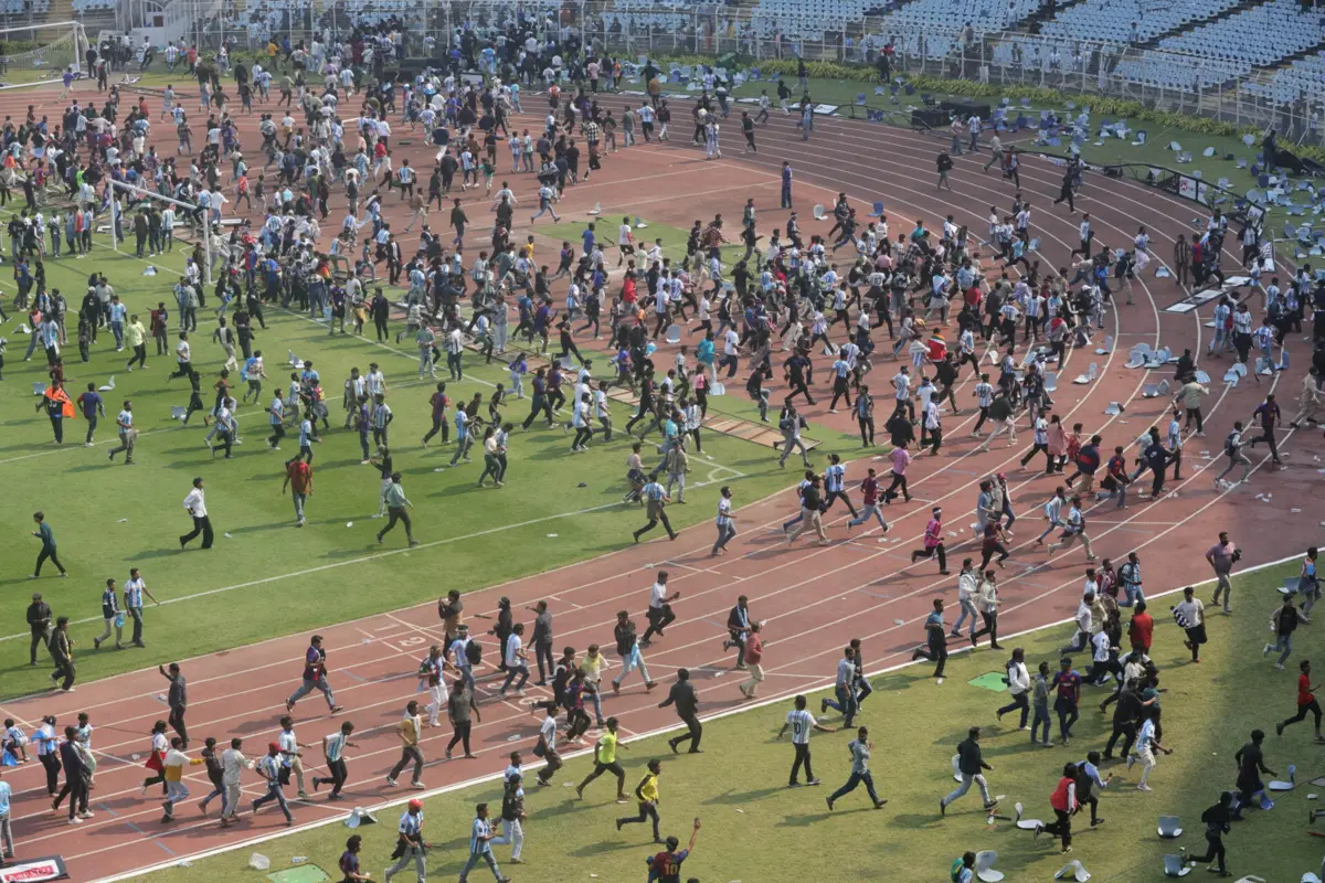Imagem de contexto do artigo Organizador da visita de Messi a Calcutá foi detido e terá de reembolsar os adeptos