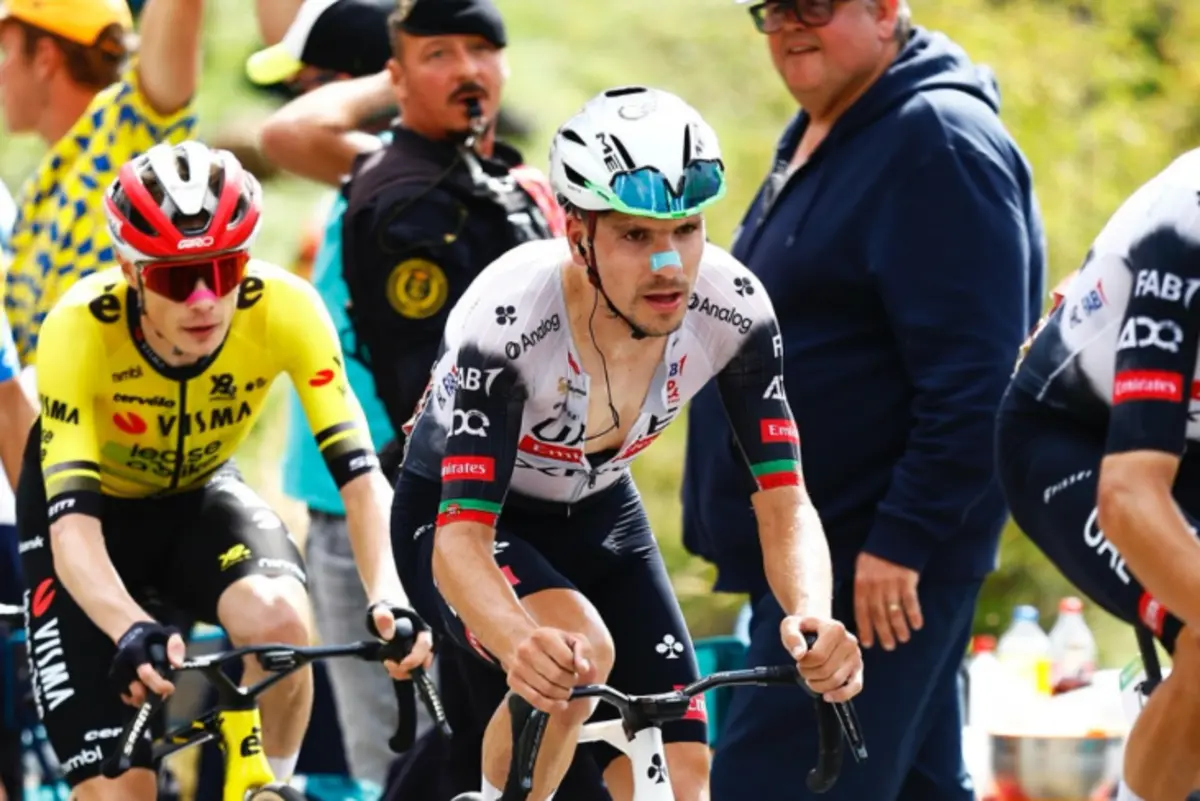 Vingegaard e João Almeida (Créditos: Sprint Cycling Agency)