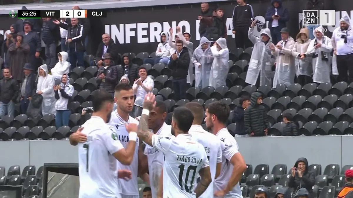 Imagem de contexto do artigo Gustavo Silva aumenta vantagem do V. Guimarães contra o Celje: veja o lance