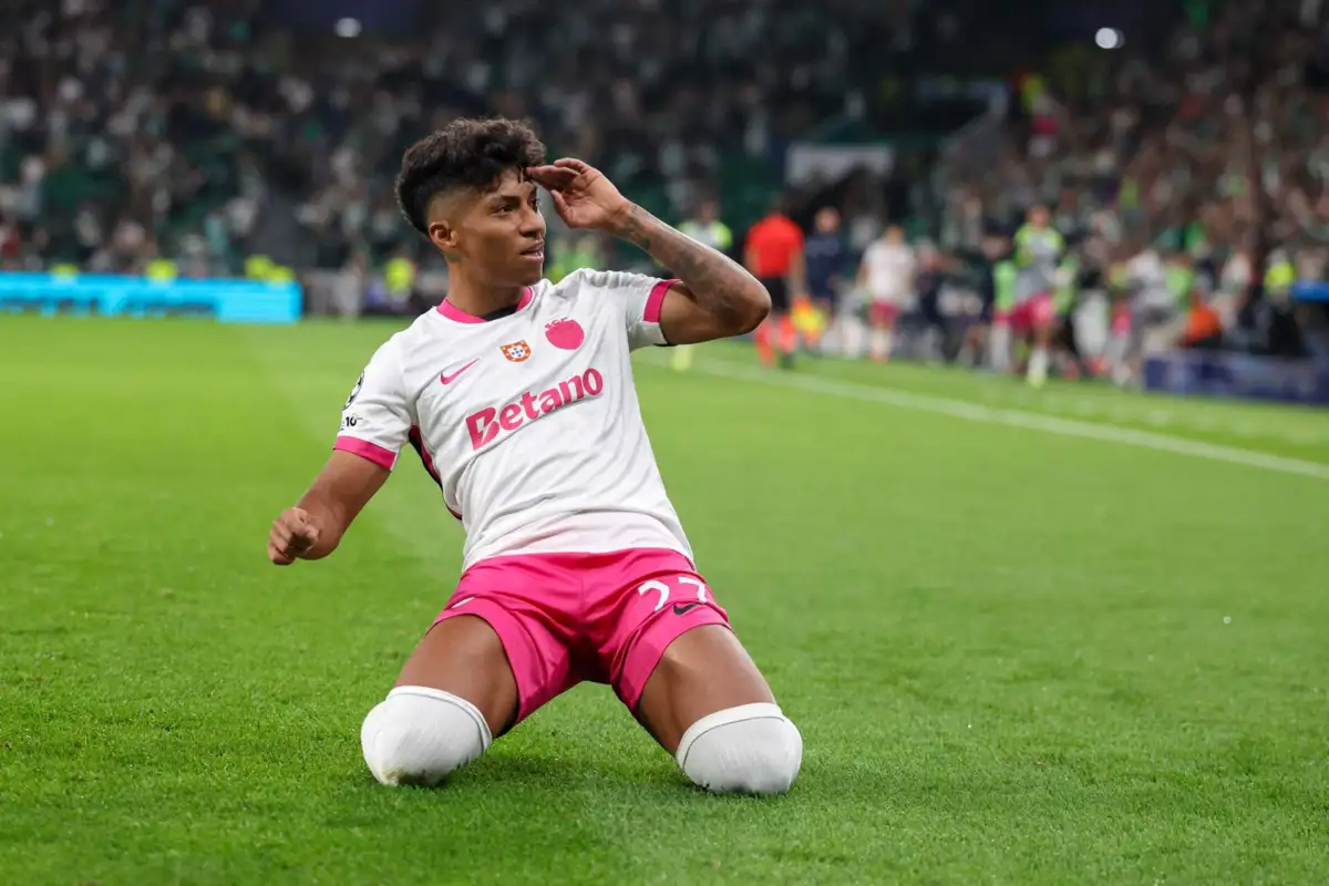 Alisson Santos marcou o golo da vitória contra o Marselha