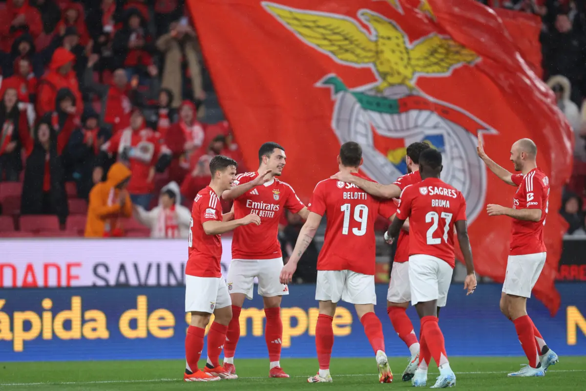 A festa do Benfica (Créditos: EPA)