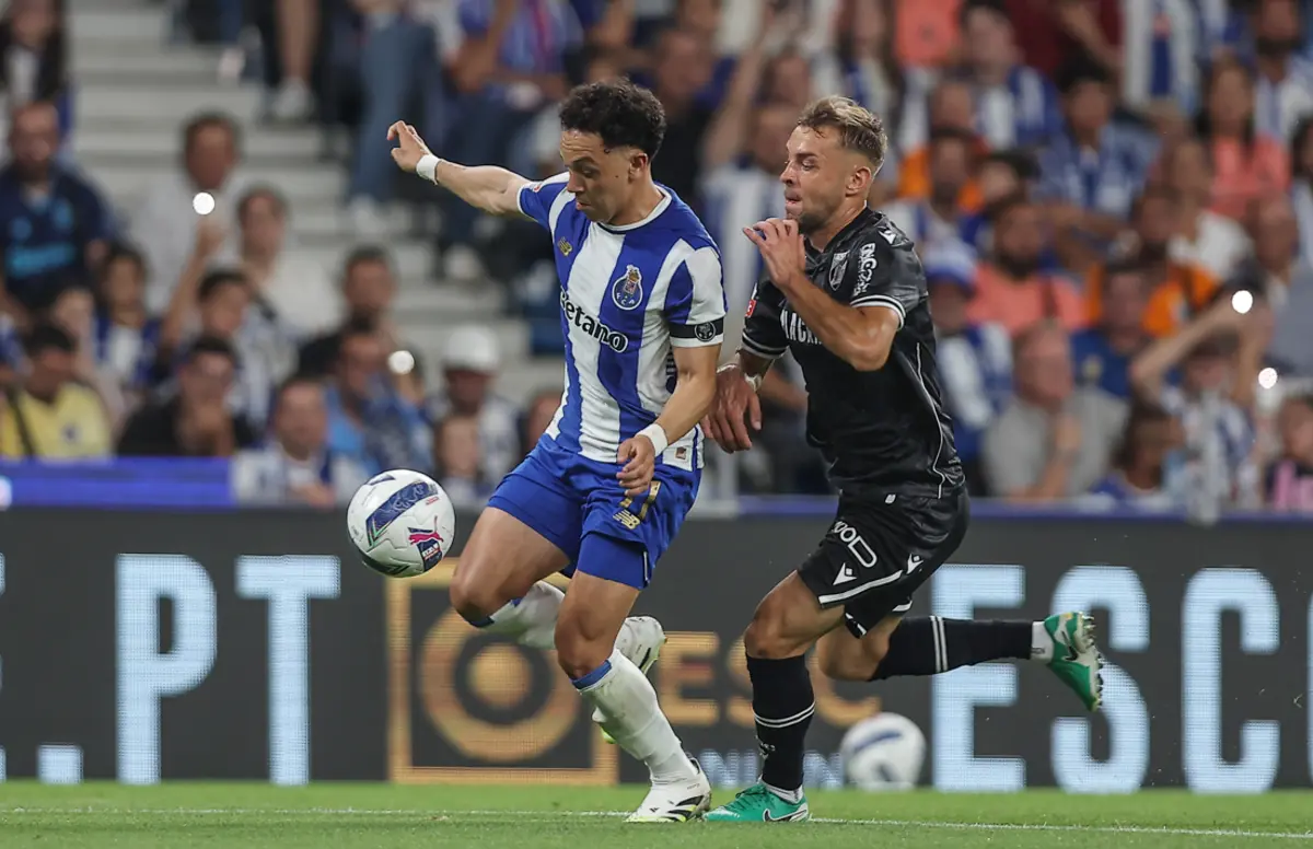 Lebedenko frente ao FC Porto, em jogo da Taça da Liga