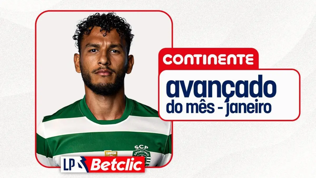 Imagem de contexto do artigo Luis Suárez eleito Avançado do Mês da I Liga, superando Begraoui e Pavlidis