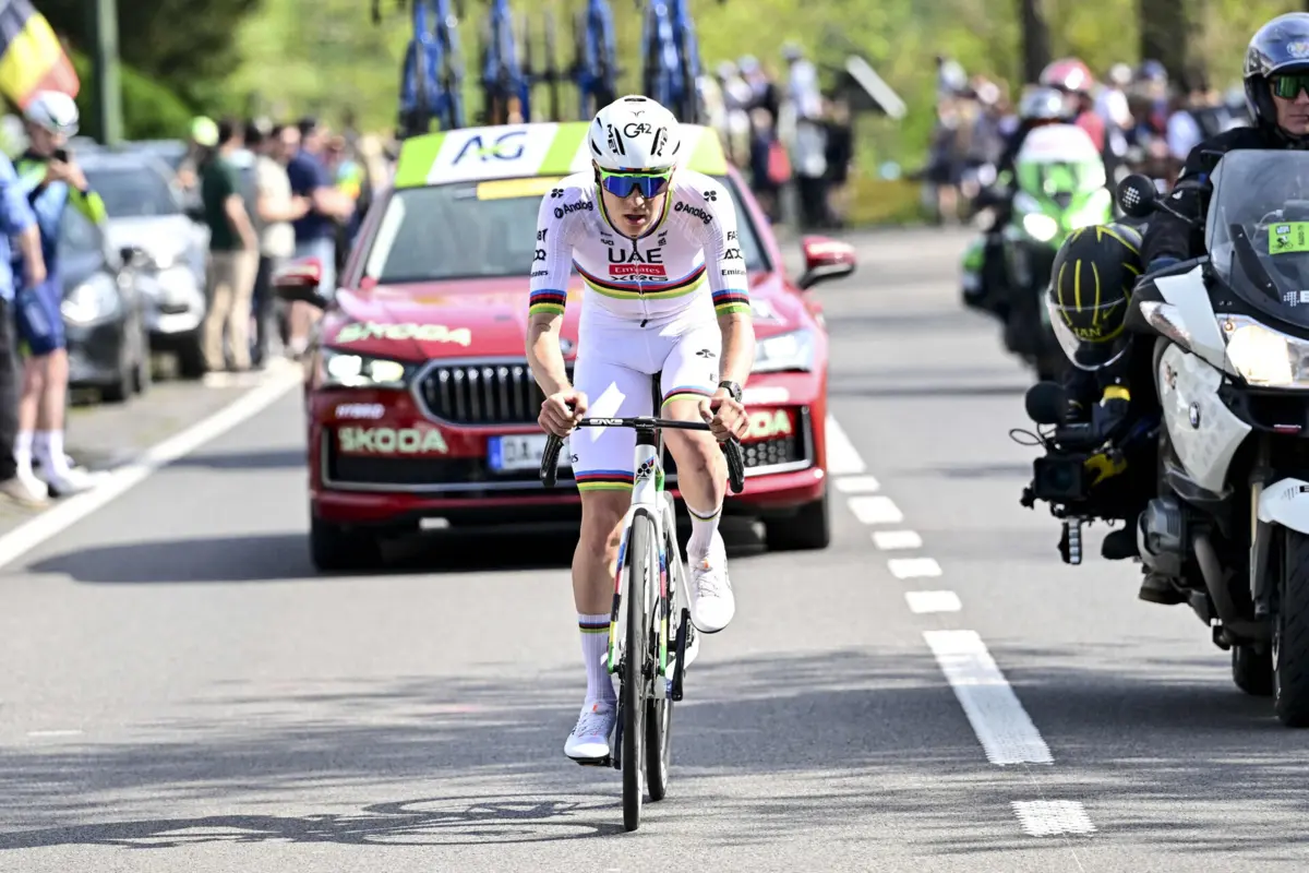 Pogacar em grande forma (Créditos: AFP)