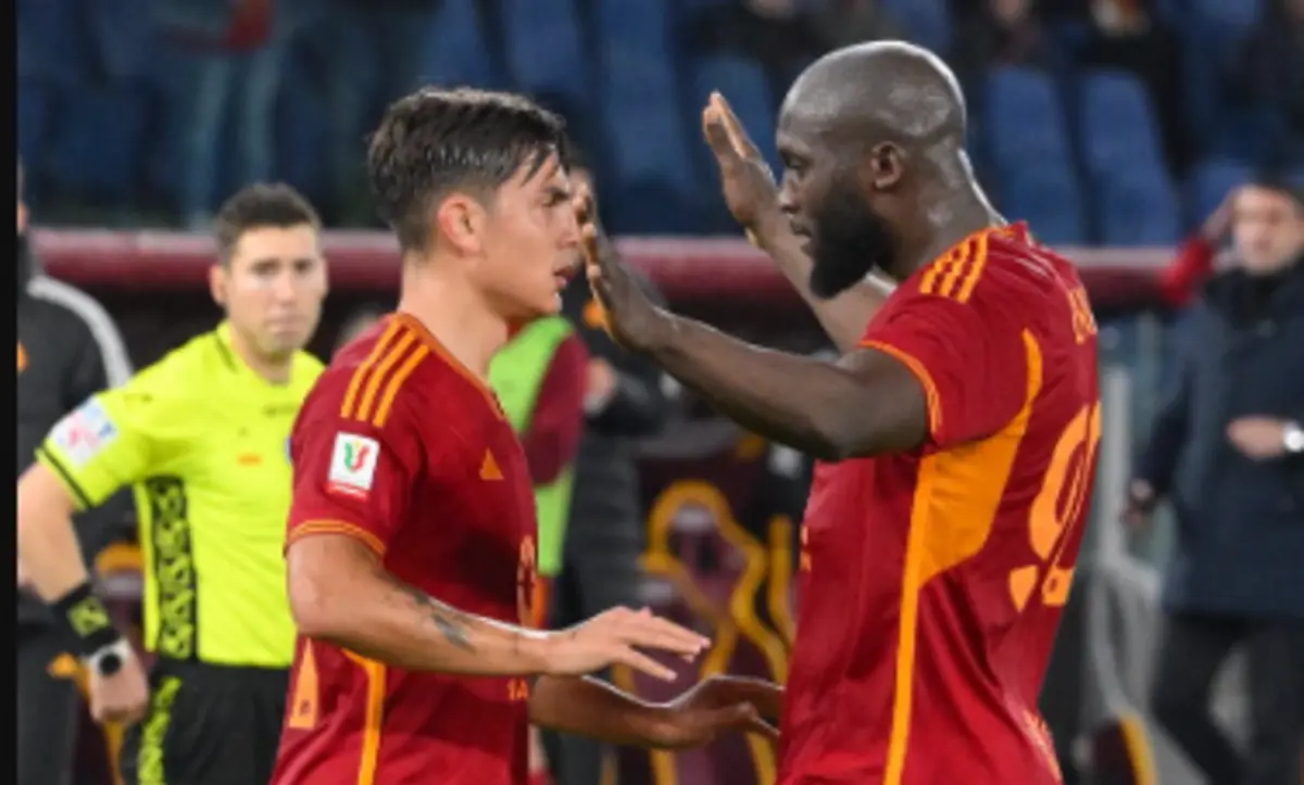 Dybala e Lukaku (Créditos: Roma)