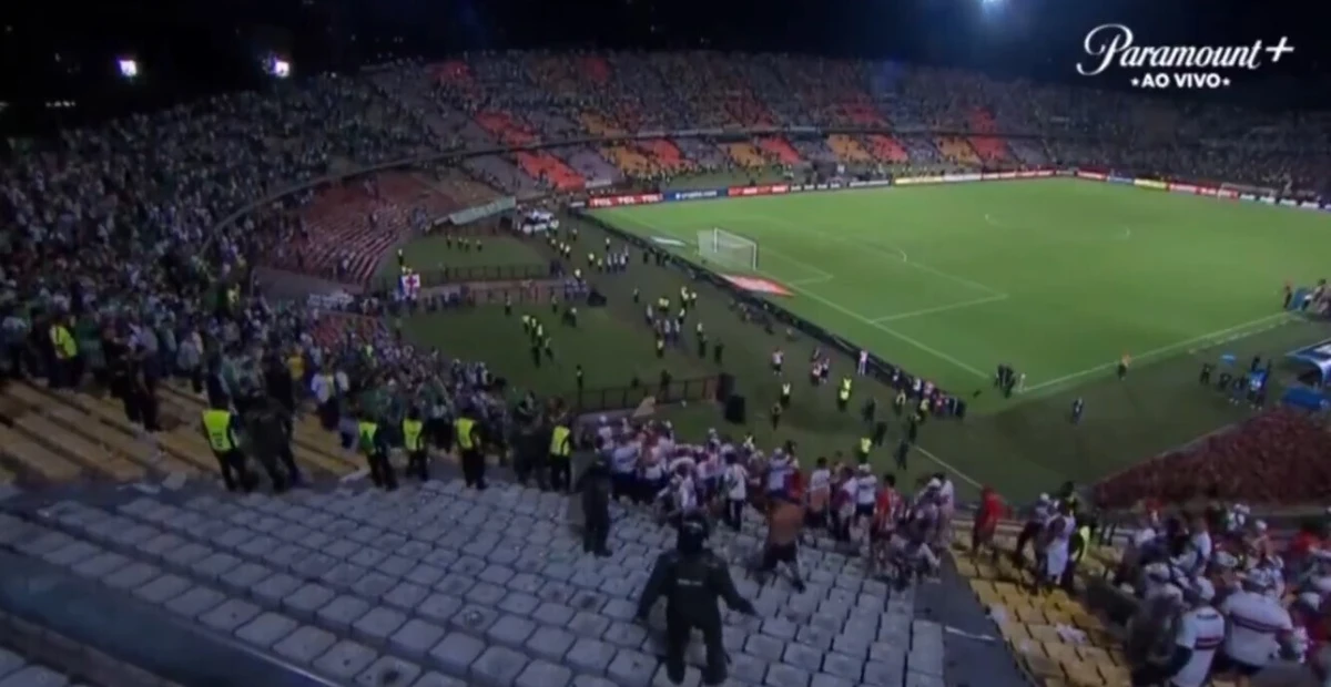 Imagem de contexto do artigo Confusão nas bancadas após jogo da Libertadores: um adepto foi detido