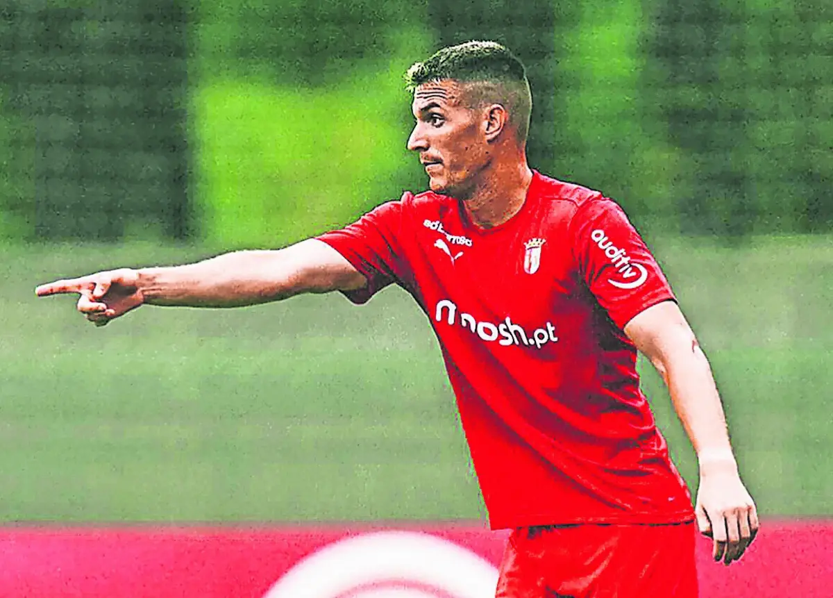 Adrián Marín procura uma espécie de segunda vida na Pedreira (Créditos: SC Braga)