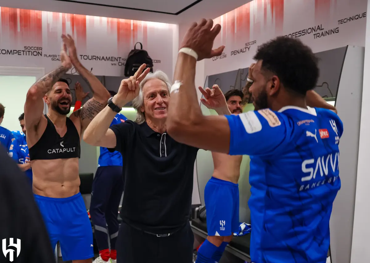 Imagem de contexto do artigo Jorge Jesus, Rúben Neves e Neymar em foco na festa do Al Hilal