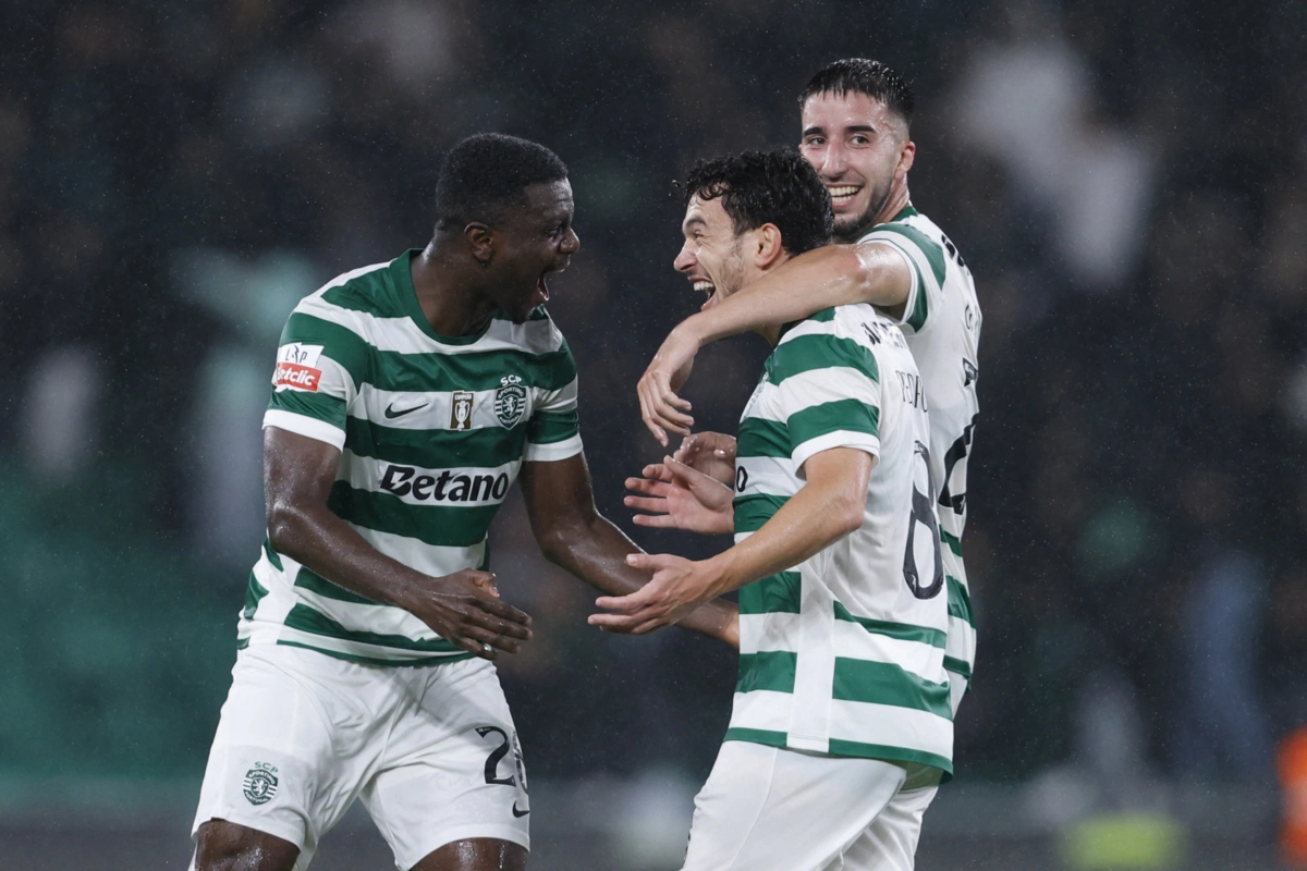 Pedro Gonçalves é uma das figuras do Sporting