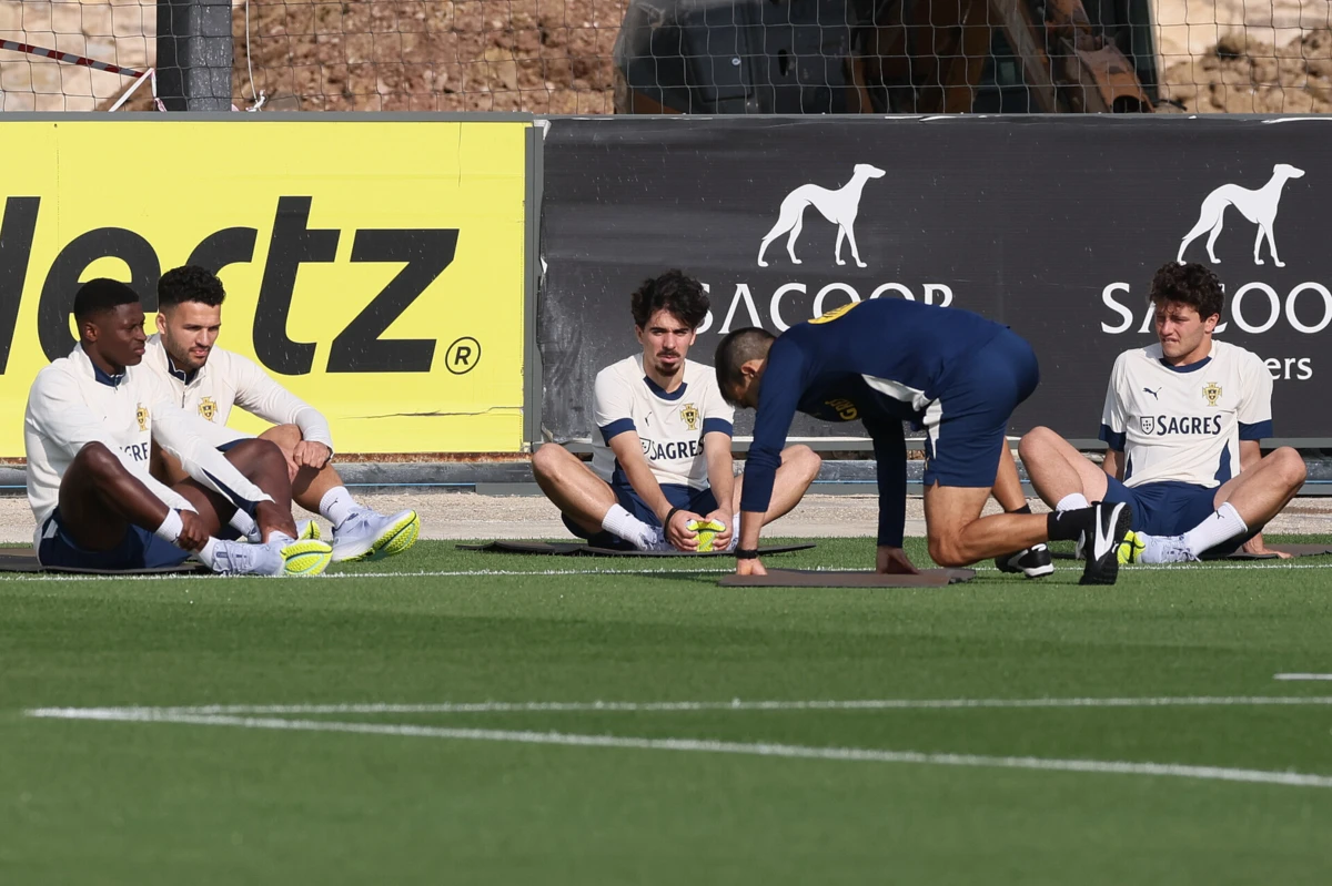 Treino da Seleção (créditos: EPA)