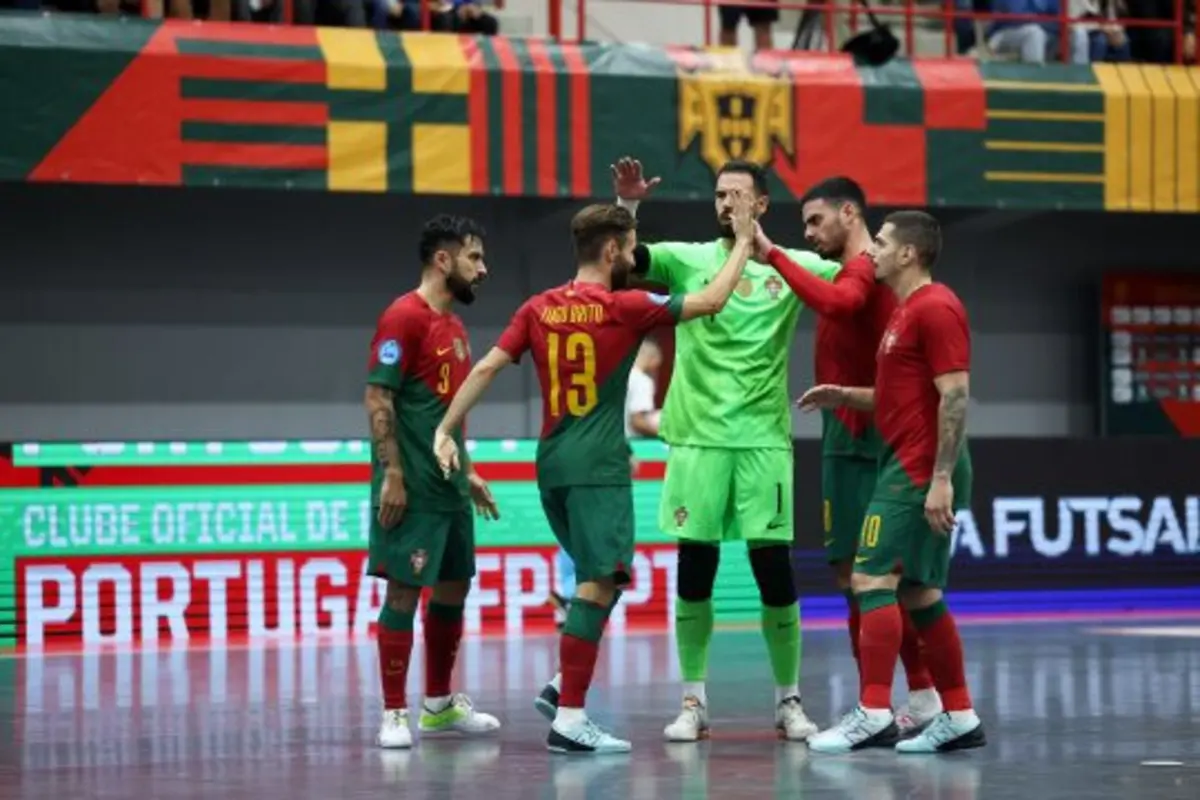 Imagem de contexto do artigo Portugal com Países Baixos, Macedónia e Andorra na corrida ao Euro2026 de futsal