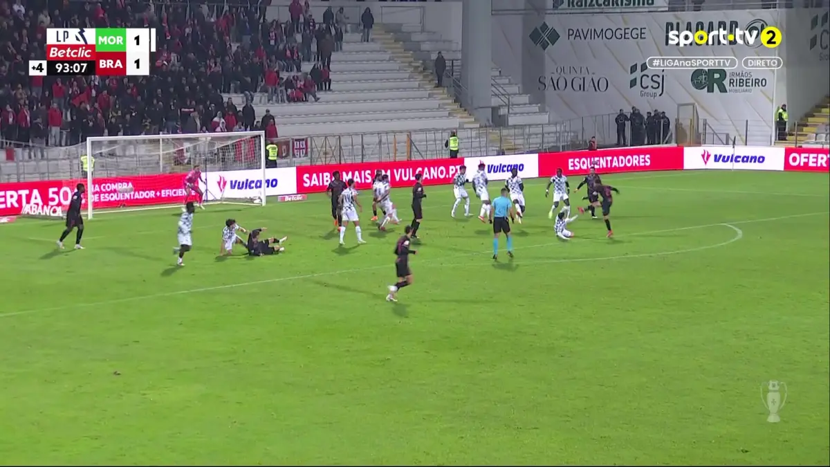 Imagem de contexto do artigo Veja o golo de Ricardo Horta que deu a vitória ao Braga em casa do Moreirense