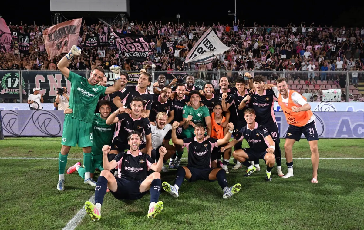 Palermo festeja a vitória