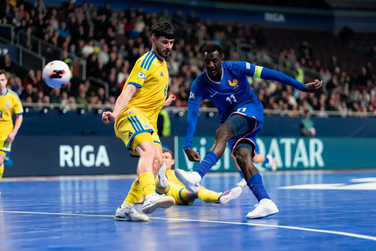 Imagem de contexto do artigo França e Croácia seguem para as meias-finais do Europeu de futsal