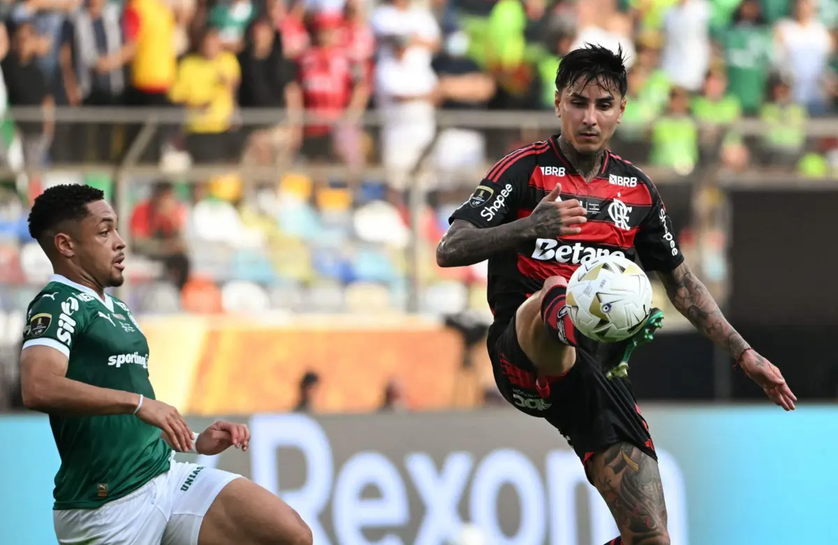 Palmeiras pediu vermelho para Pulgar