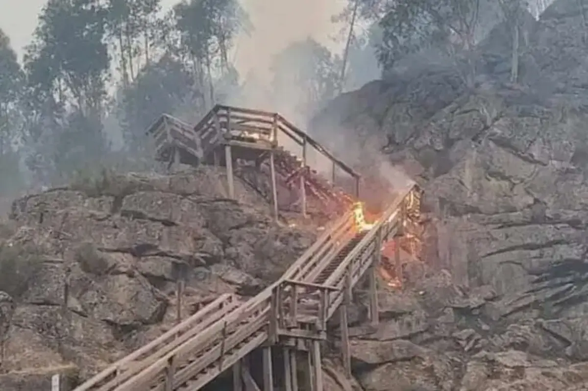 Imagem de contexto do artigo Incêndios em Portugal: Arouca perdeu quase dois quilómetros de passadiços