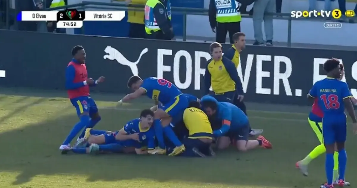 Imagem de contexto do artigo Elvas dá a volta ao V. Guimarães na Taça de Portugal: eis os golos