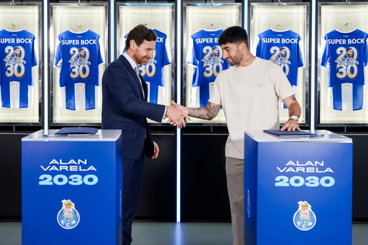 André Villas-Boas e Alan Varela (Créditos: FC Porto)