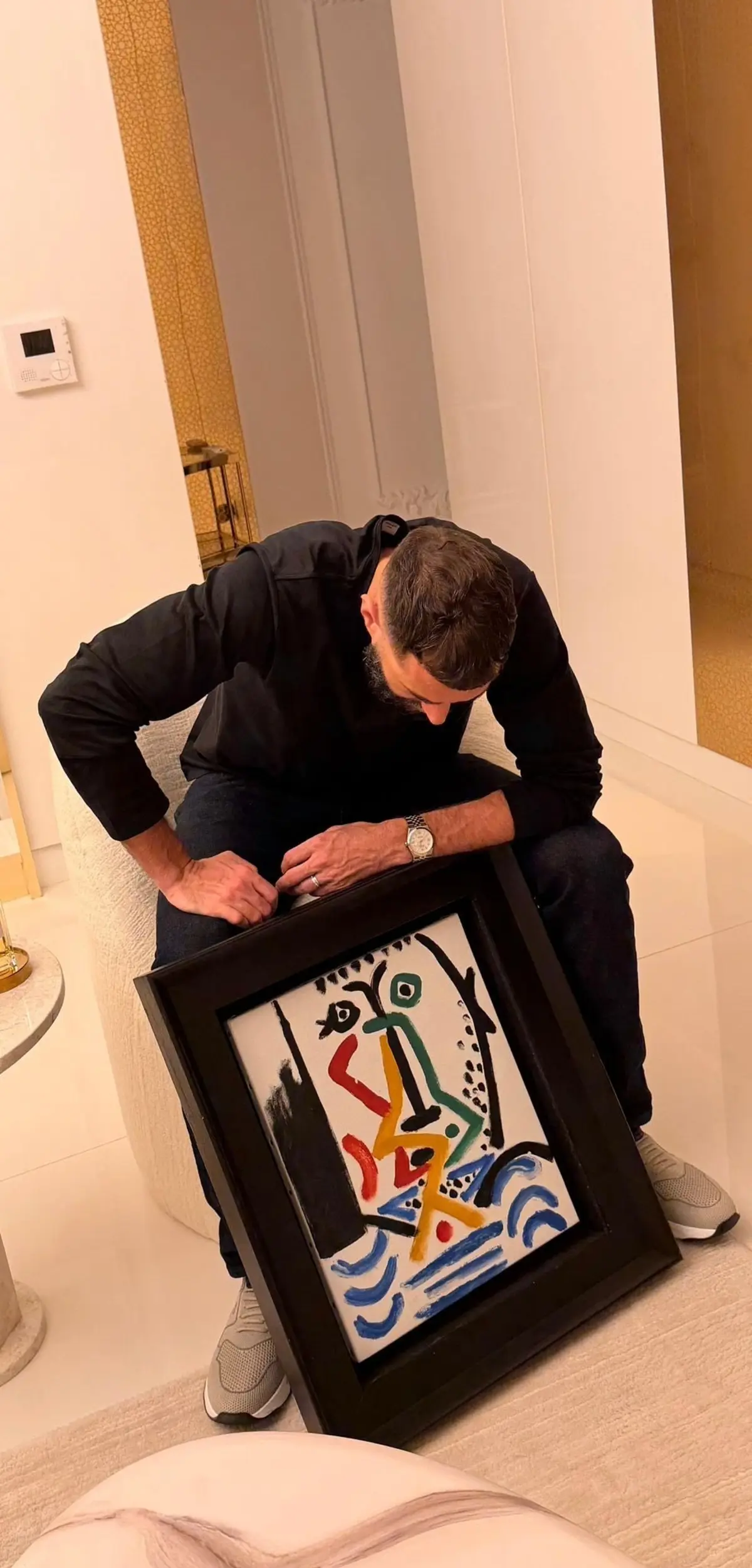 Imagem de contexto do artigo Benzema comprou uma obra de Pablo Picasso