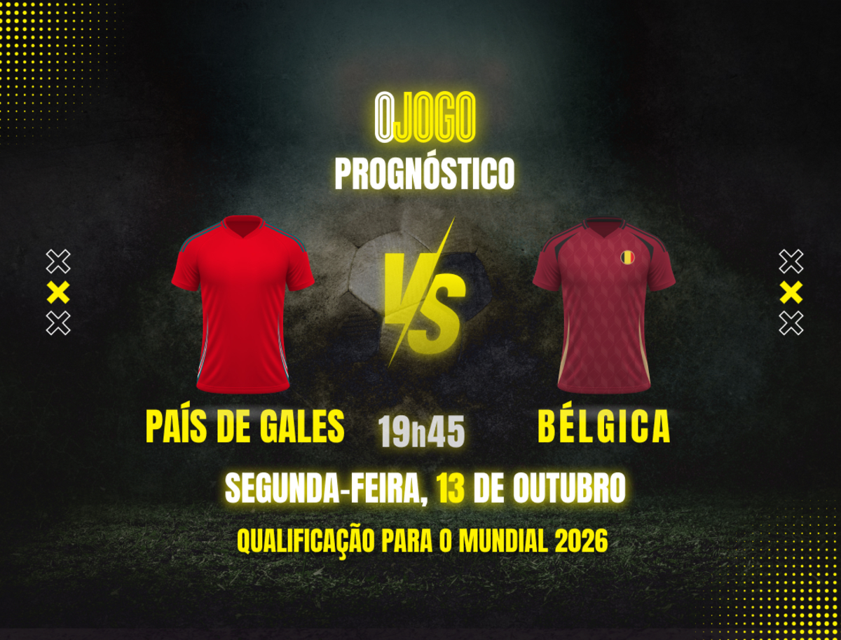 Imagem de contexto do artigo Prognóstico País de Gales vs Bélgica: Dicas e Odds