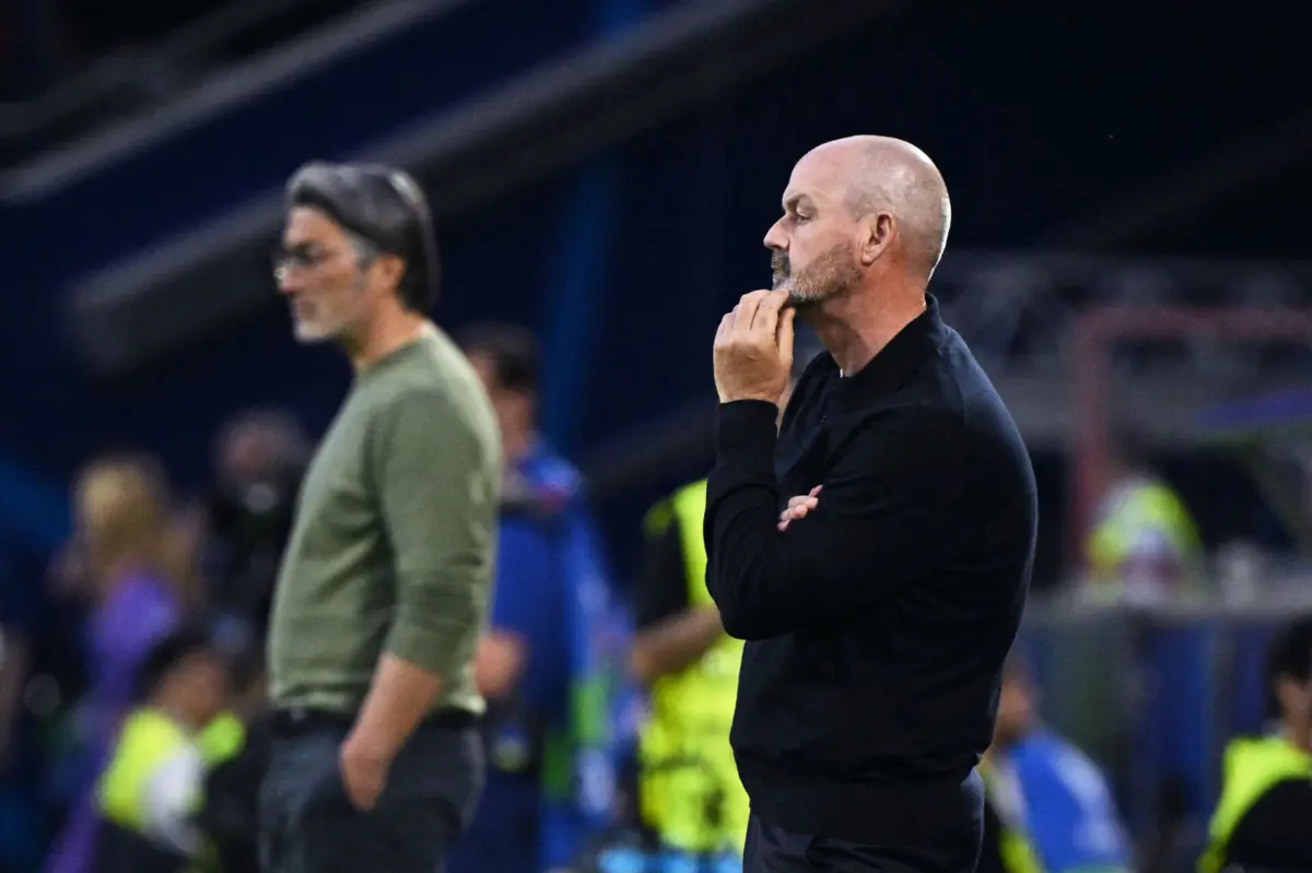 Steve Clarke, contra a Suíça (JAVIER SORIANO / AFP)