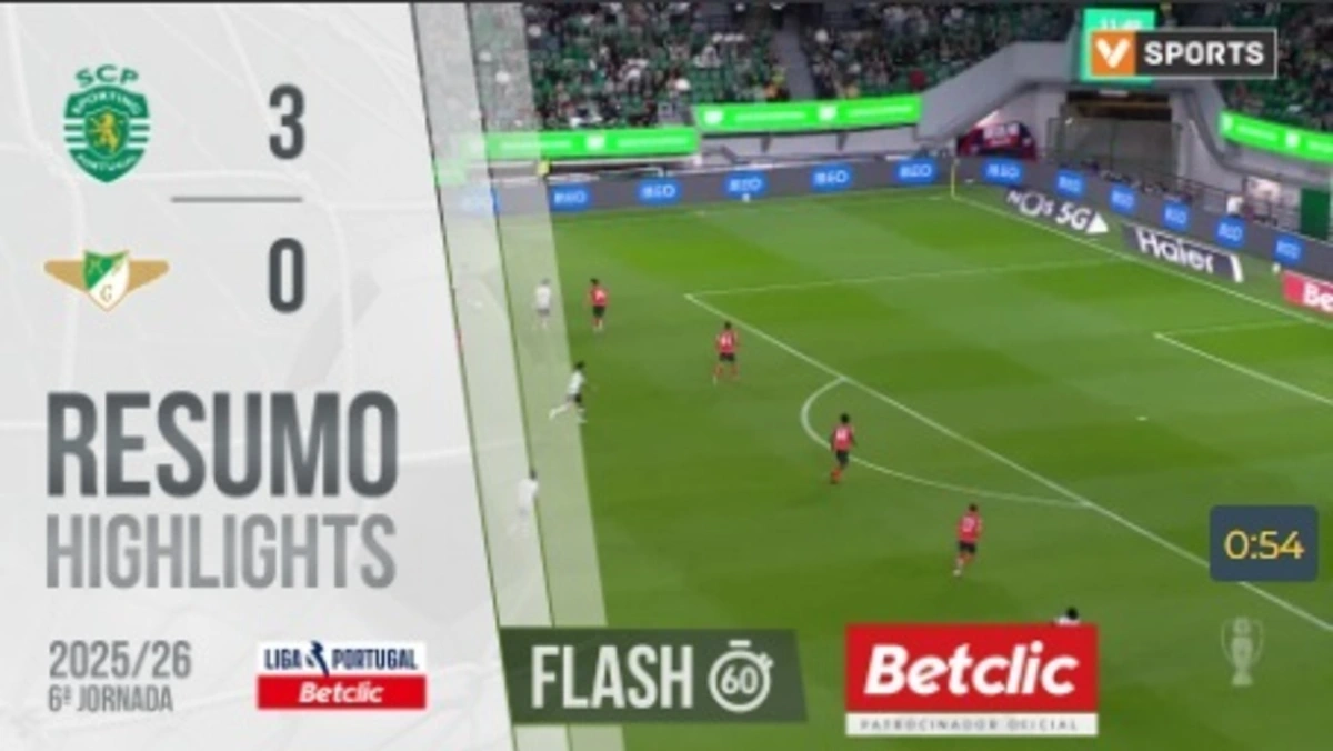 Imagem de contexto do artigo Penáltis e estreia a marcar de Ioannidis: o resumo do Sporting-Moreirense