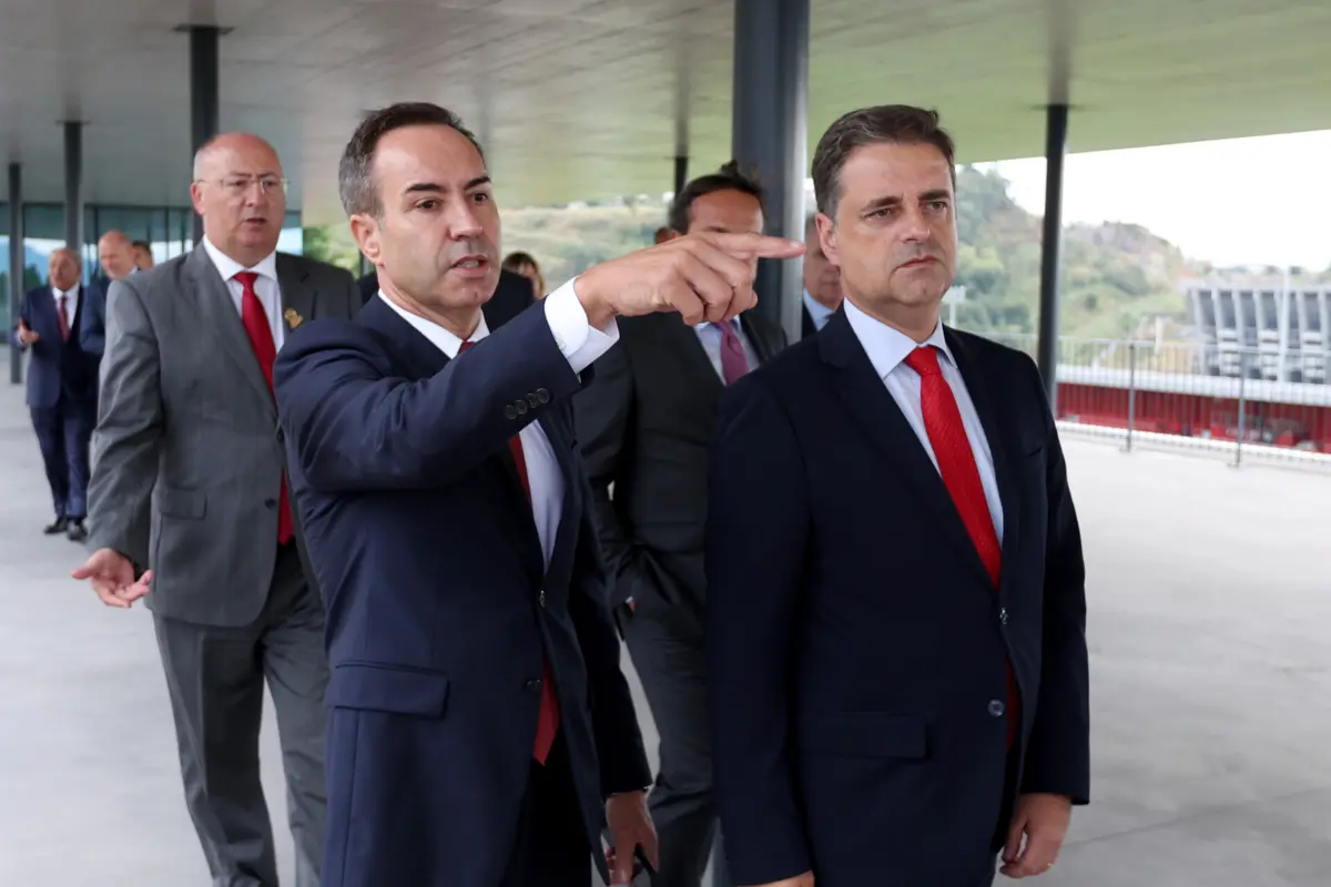 António Salvador e Ricardo Rio (Créditos: Global Imagens)