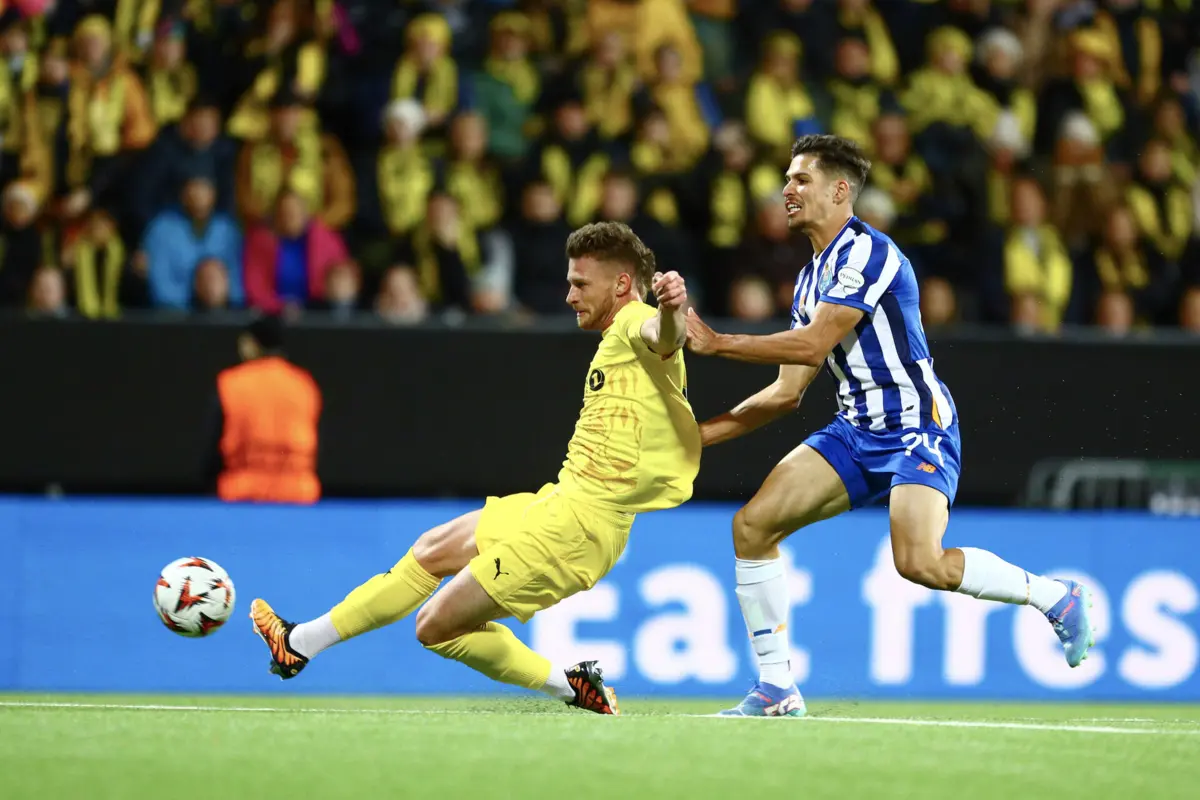Imagem de contexto do artigo FC Porto perde no arranque da Liga Europa, apesar da inferioridade numérica do Bodo/Glimt