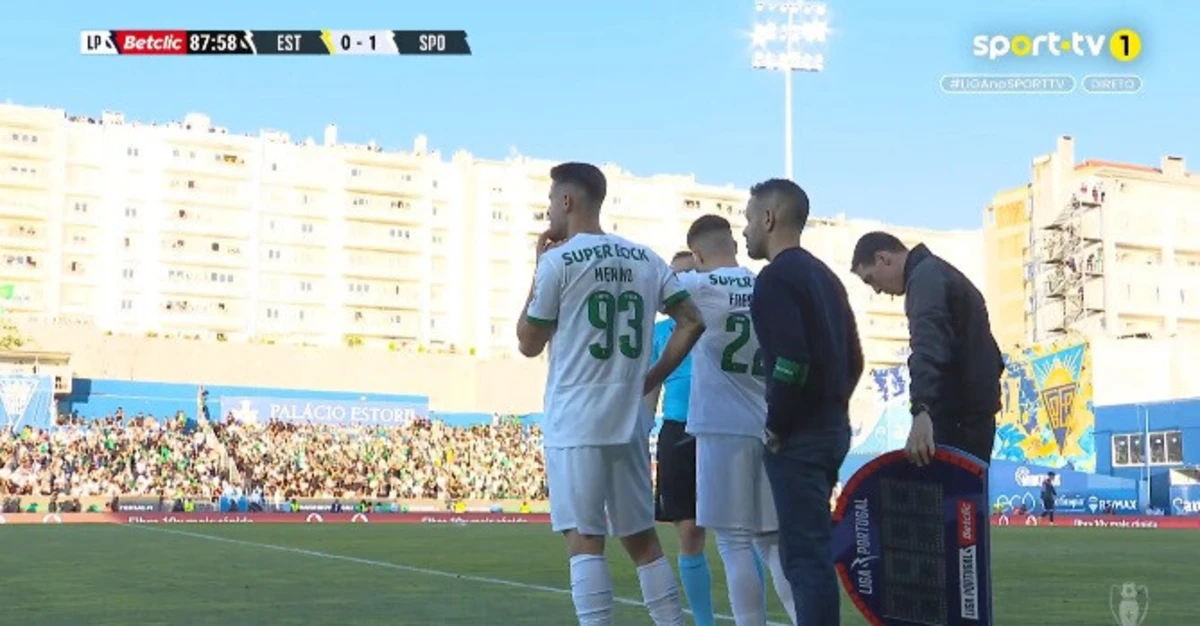 Estreia de Menino (créditos: Sport TV)