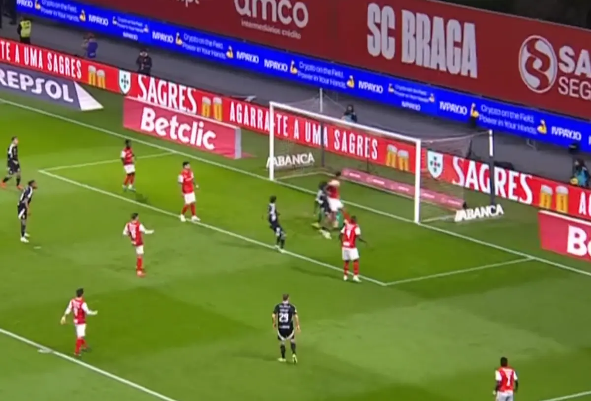 Imagem de contexto do artigo Os golos da primeira parte do Casa Pia-Braga: veja aqui