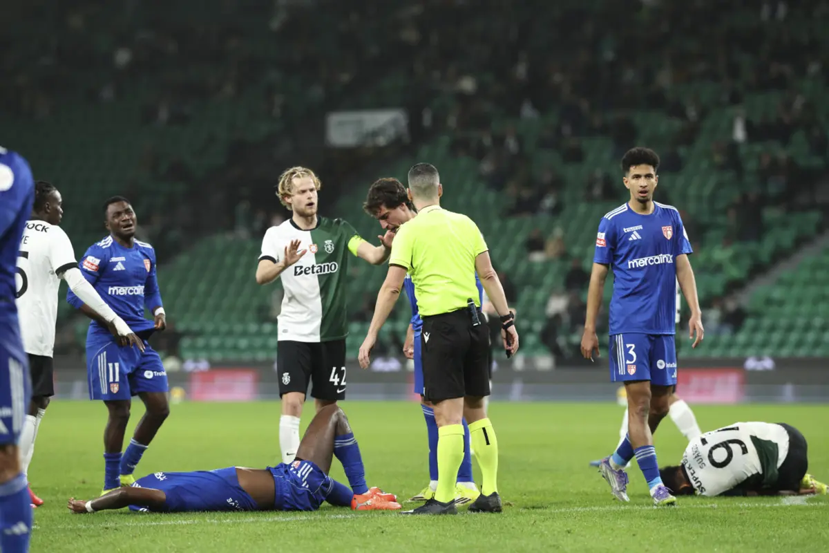 Antoine Baroan lesionou-se com gravidade no jogo com o Sporting
