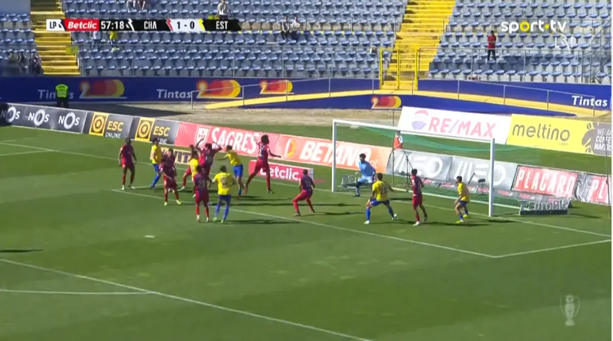 Imagem de contexto do artigo Veja como João Basso empatou o jogo entre Chaves e Estoril