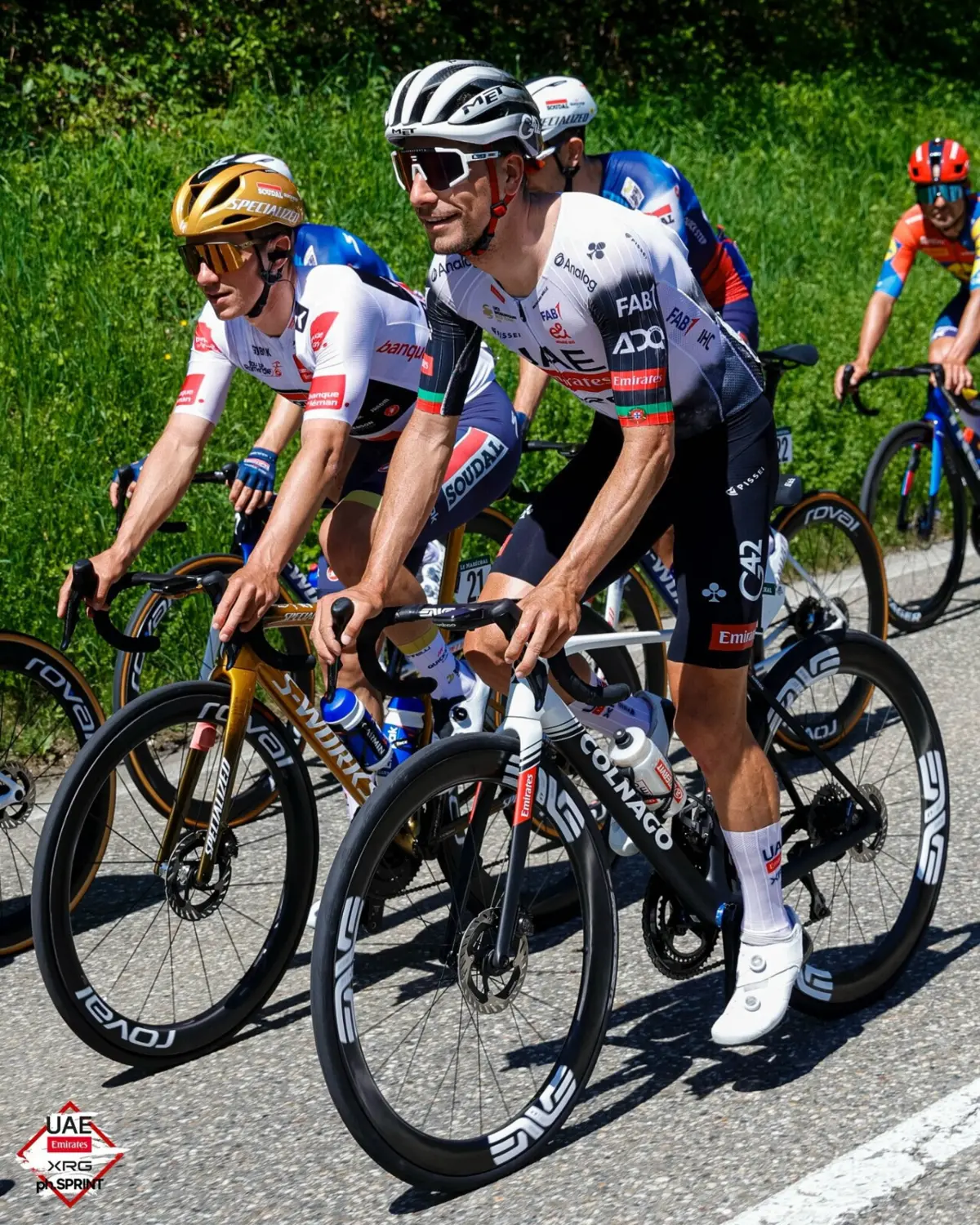 João Almeida e Remco Evenepoel (créditos: Sprint Cycling Agency)
