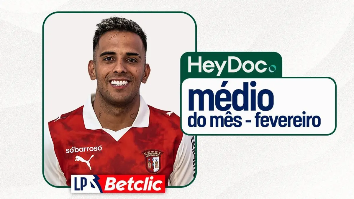 Imagem de contexto do artigo Zalazar é o Médio do Mês da I Liga, superando Santi García e João Carvalho