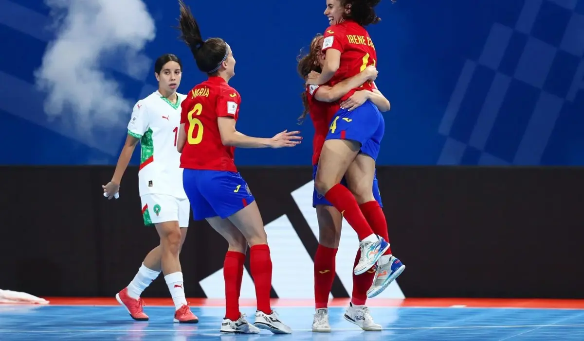 Imagem de contexto do artigo Argentina e Espanha apuram-se para as meias-finais do Mundial de futsal feminino