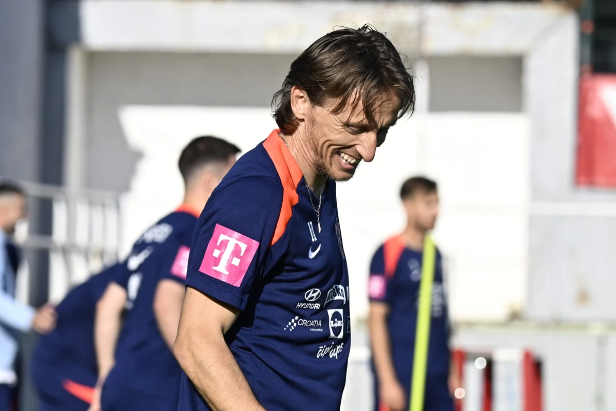 Modric com a seleção da Croácia (Créditos: HNS)
