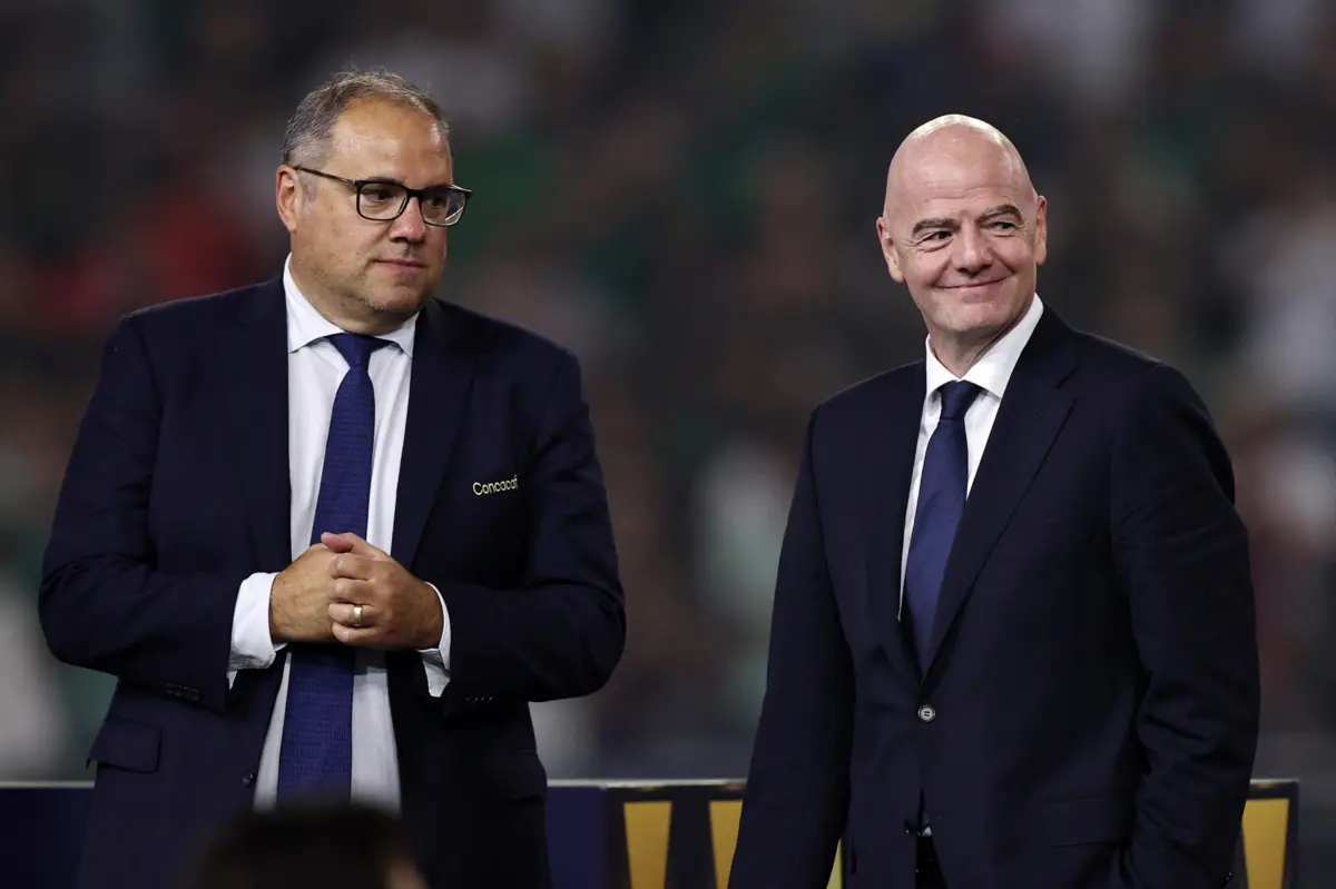 Victor Montagliani e Gianni Infantino