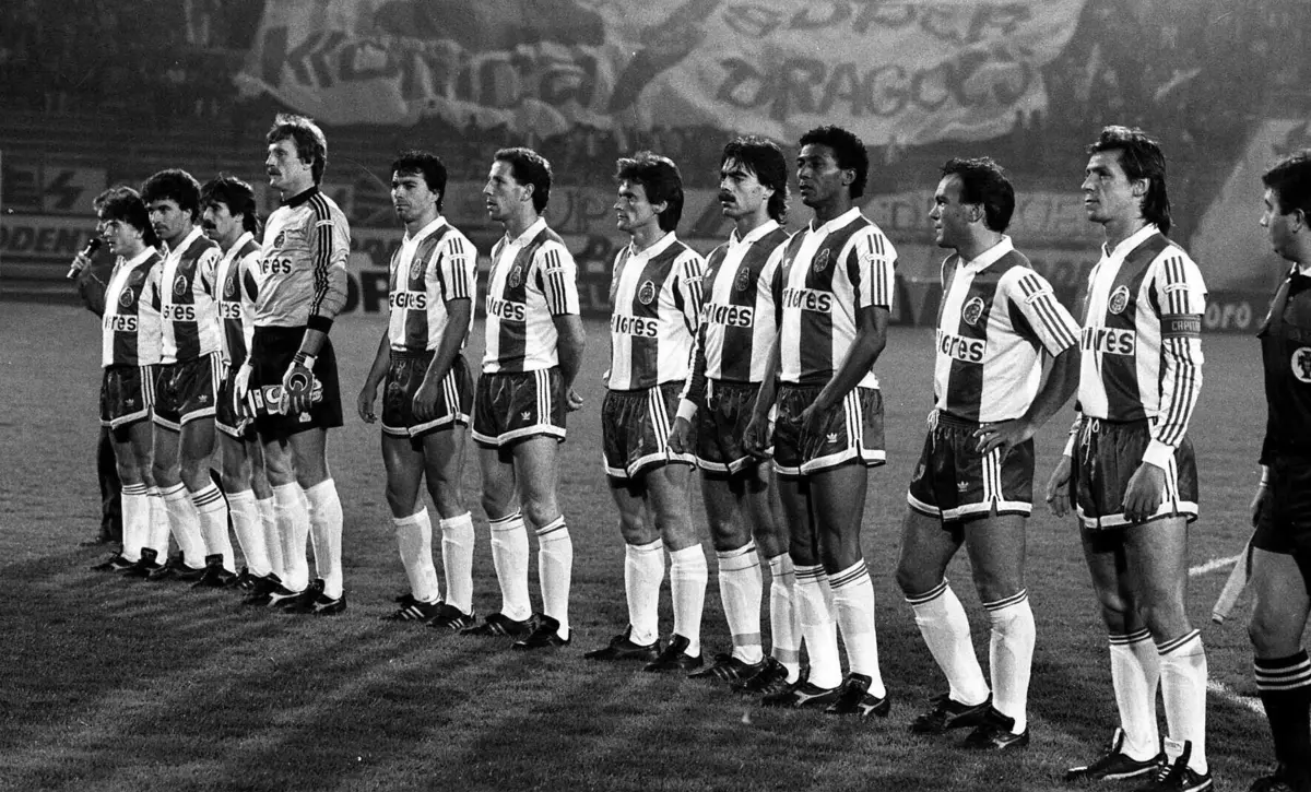 Equipa do FC Porto, em 1988 (créditos: Arquivo DN)
